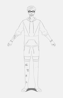 2D MODEL SKTECH